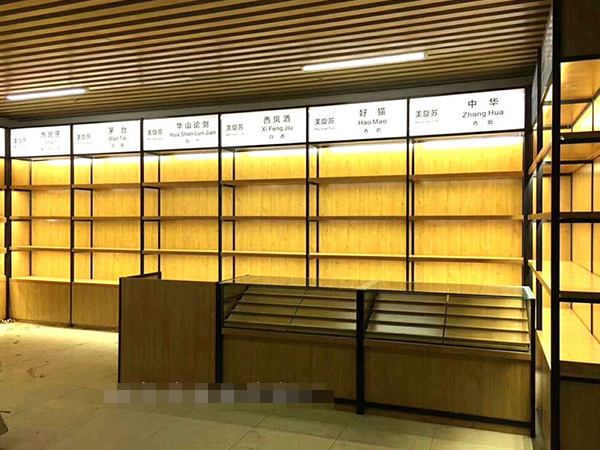 钢木货架展示架6